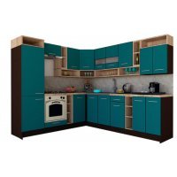 Bucatarie de Colt COSSY NEW ST. 230-260 Wenge / Decor 0245